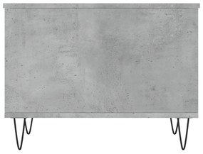 betonszürke szerelt fa dohányzóasztal 60 x 44,5 x 45 cm