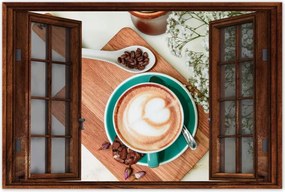 Poszterek 120x80 Cukormentes kávé Fitt leszek