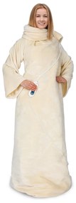 Klarstein Slanket, thermo takaró ujjakkal, 120 W, 155 x 180 cm, coral fleece