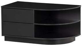Fekete borovi fenyő moduláris TV-állvány 78x40 cm Finca – WOOOD