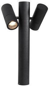 Kültéri állólámpa fekete 50 cm 2-lámpás állítható - Duo