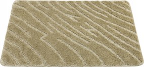 Fürdőszobaszőnyeg Csúszásgátló Bézs Puha Hullámos Otis 60x100 cm