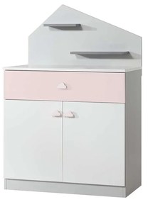 AYDER Komód gyerekeknek, Pink