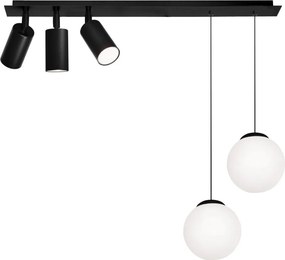 KAJA 4138 Modern Mennyezeti Lámpa Fekete E14+GU10 IP20