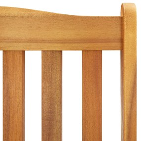 Tömör akácfa hintaszék párnákkal