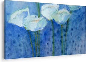 Kép - fehér tulipán (90x60 cm)