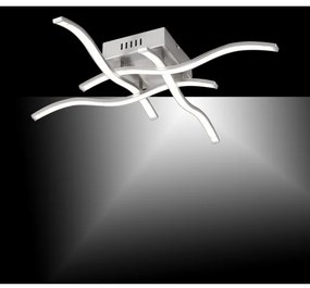 Leuchten Direkt 15131-55 - LED Felületre szerelhető csillár WAWE 4xLED/4,6W/230V matt króm