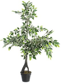 VARIEGATED FICUS zöld műanyag (pe) művirág