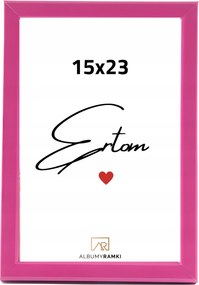 Aura Pink keskeny képkeret 15x23 rózsaszín fotó gyerekeknek