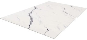 Krémszínű gyapjú szőnyeg 200x300 cm Marble – Agnella