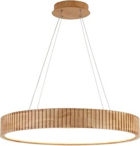 Brilagi - LED csillár kábelen FALCON WOOD MODERN LED/40W/230V, átmérő 60 cm, fa