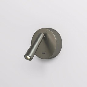 DK/EU-5072-DN Wall lamp SHINE WALL series, D104*H68, LED, IP20, 3000К, 3W, RA≥90, dark nickel color, aluminum — DK/EU-5072-DN
