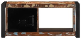 TV szekrény 80x30x35 cm tömörfa, újrahasznosított fa
