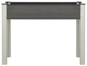 Szürke WPC kerti magaságyás 100 x 40 x 75 cm