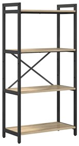 Könyvszekrény sonoma tölgy 60 x 30 x 118 cm Faanyag