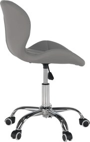 Irodai fotel, szürke/króm, ARGUS NEW