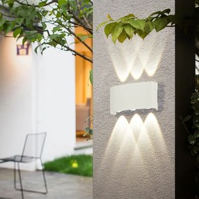 Brilagi - LED kültéri fali lámpa FLAREBOX LED/6W/230V fehér IP65