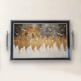 Üveg tálca, 38×24 cm – TPG9885