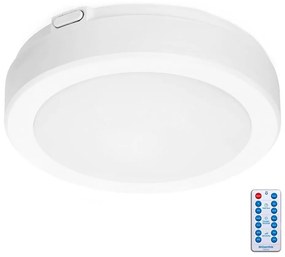 Kobi LED Fürdőszobai mennyezeti lámpa érzékelővel NAIROS LED/12W/230V IP65 fehér + távirányító KB0419