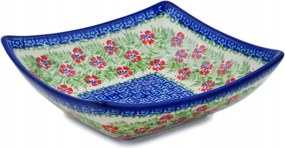 Négyzet alakú tál 20 cm Kerámia Boleszláv