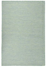türkizkék lapos szövésű kültéri szőnyeg 120 x 170 cm