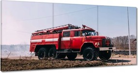 Vászonkép 180x90 Piros tűzoltóautó