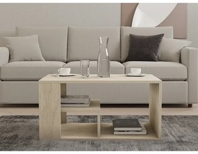 JELIO bézs márványhatású dohányzóasztal