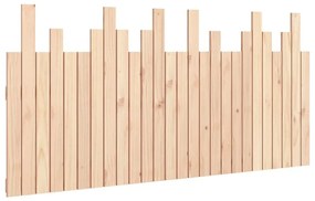 tömör fenyőfa fali fejtámla 166 x 3 x 80 cm