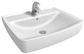 Kolo Rekord mosdó bútorba 50x38 cm fehér színben fényes felülettel középső nyílással K91952000