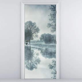Fotótapéta ajtóra - Téli természet (95x205cm)