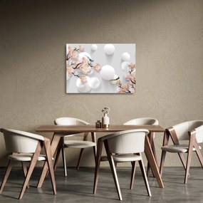 Kép - tavasz (üvegen) (70x50 cm)