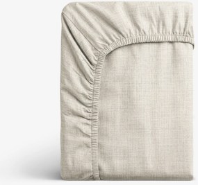 Goldea pamut gumis lepedő - világos vászonszövésű 80 x 200 cm