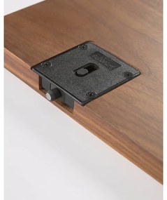 Carolin könyvespolc diófa dekorral, 130 x 169 cm - Kave Home