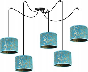 Mennyezeti Lámpa Lógó Csillár Glamour Lámpaernyő Pók Loft Arany Nappali