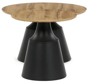 Dohányzóasztal 70×70 cm, MDF, Artisan Tölgy. CT-F4150 ART