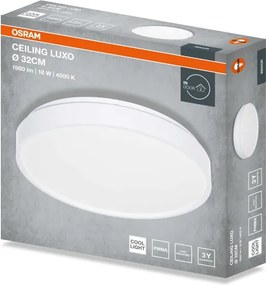 Osram - LED mennyezeti lámpatest CEILING LUXO LED/18W/230V, Ø 32 cm, fehér