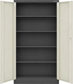 Irodai fém szekrény számzáras antracit / sonoma tölgy: Eco Design DANIEL, 900 x 1850 x 400 mm