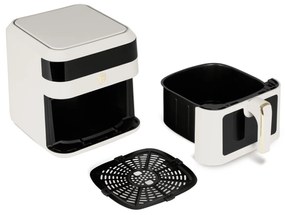 Berlinger Haus XL AirFryer 6,3 L átlátszó ablakkal matt krém