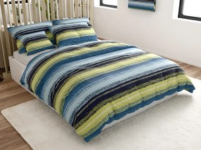 Mikroszálas ágyneműhuzat KÉK CSÍKOS kék Ágyneműhuzat mérete: 70 x 90 cm | 140 x 200 cm