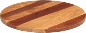 vidaXL kerek tömör akácfa asztallap 25-27 mm 60 cm