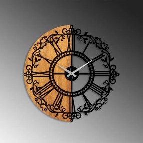 Fali óra 56 cm átmérő, 1xAA, fa/fém kivitel