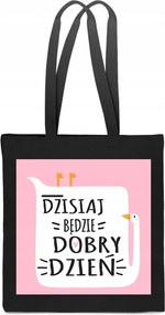 Öko Pamut Bevásárlótáska Ma Jó Nap Lesz liba TT_319