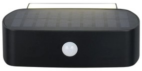 Napelemes LED fali kültéri lámpa (magasság 6 cm) Bilbao – Trio