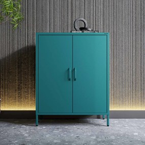 Szafka z półkami VITO, 800 x 1015 x 400 mm, Modern: morska