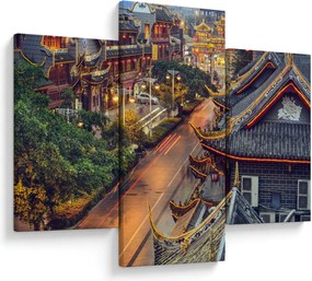 Kép - Qintai Road, Chengdu, Kína (90x60 cm)