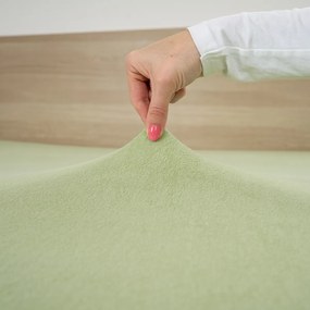 4Home frottír lepedő zöld, 180 x 200 cm