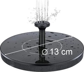 Napelemes szökőkút 13 cm