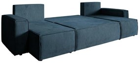 Sarokkanapé Copenhagen L  (tengeri + fekete). 1098895