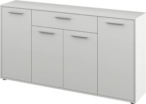 Komód, fehér, LUNIA