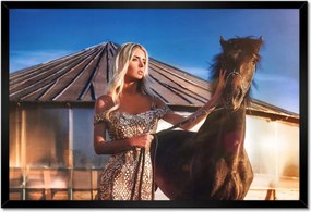 Poszterek keretben 60x40 Ló Lovak Lovaglás